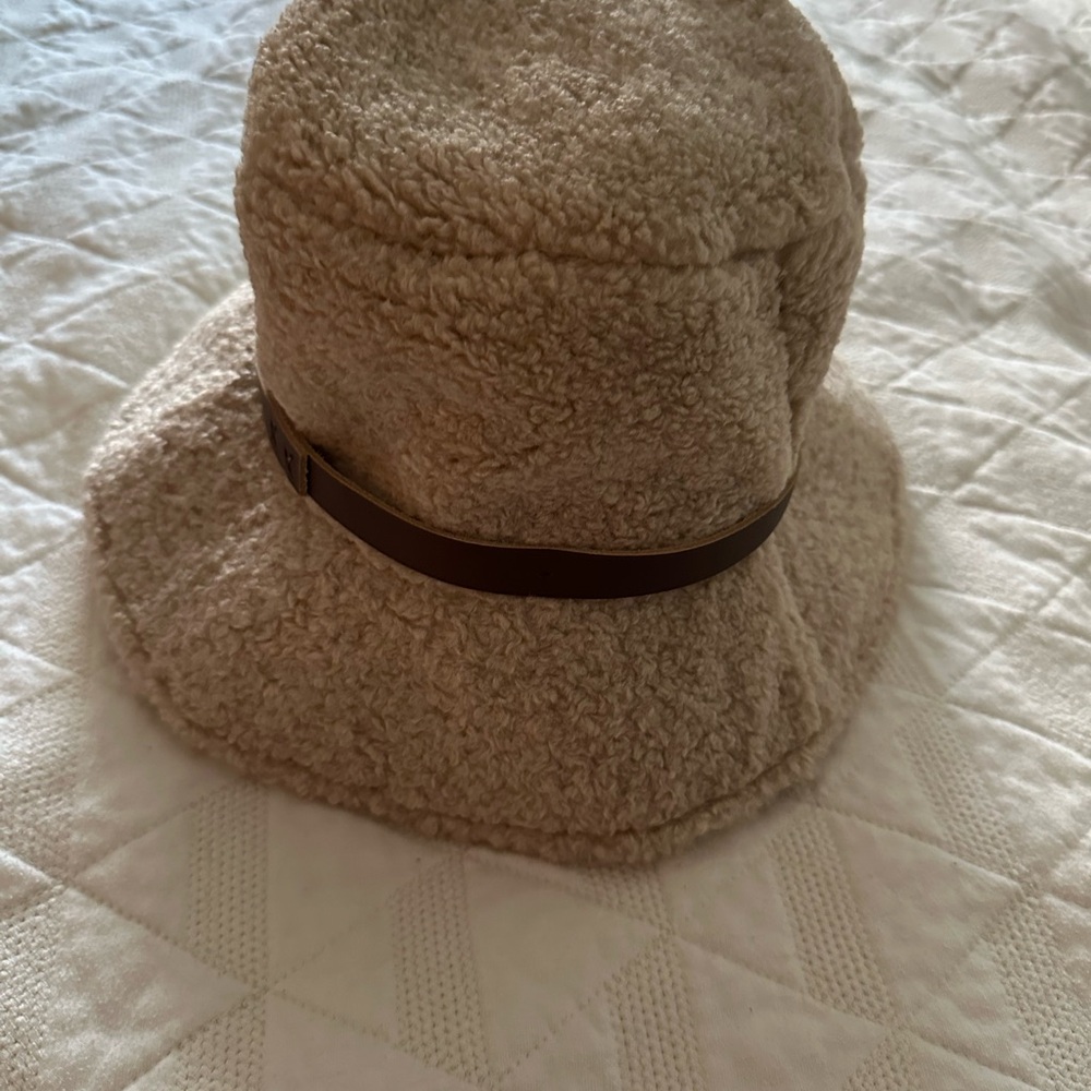 Gigi Pip Tan Bucket Hat with Brown Band